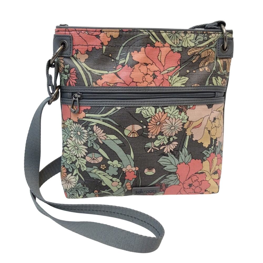 Sakroots Floral Crossbody Bagp
